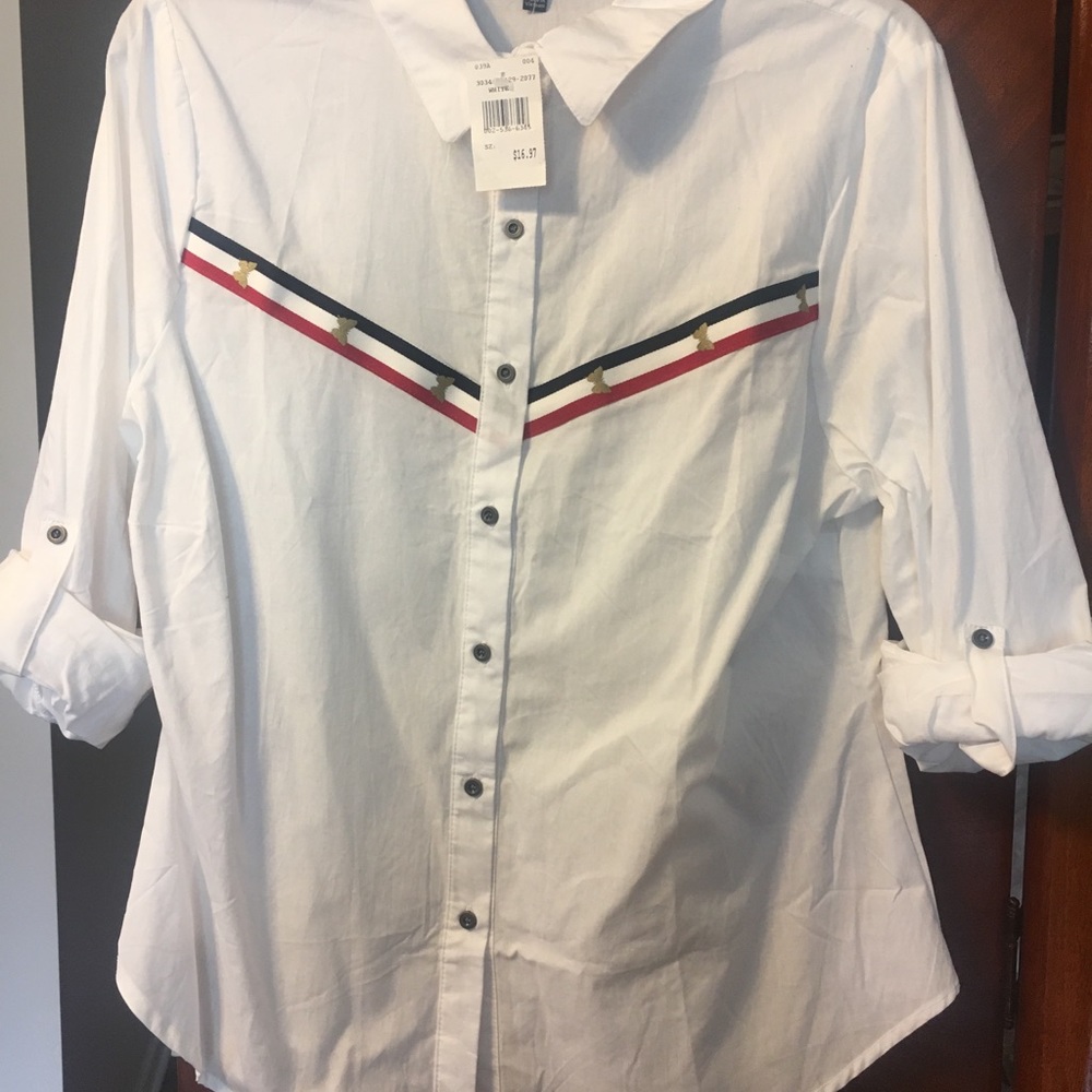 Ups & Down white shirt